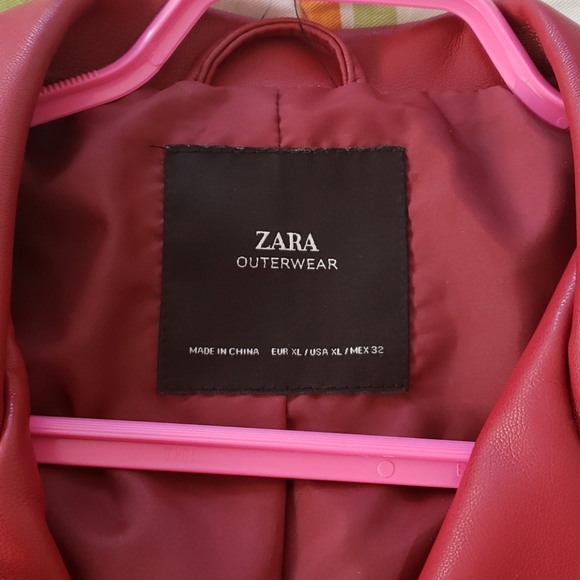 Zara "leather" jacket - Picture 2 of 2